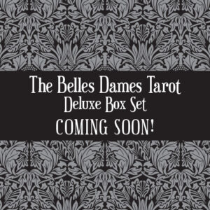 Belles Dames Tarot Background Pattern with Deluxe Box Set Coming Soon Title
